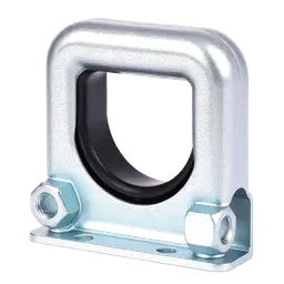 Rubber-Cushioned Square U-Bolts